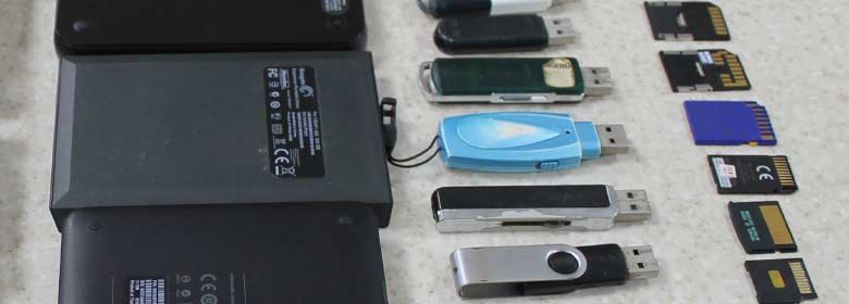 physical data loss cases for various storage devices